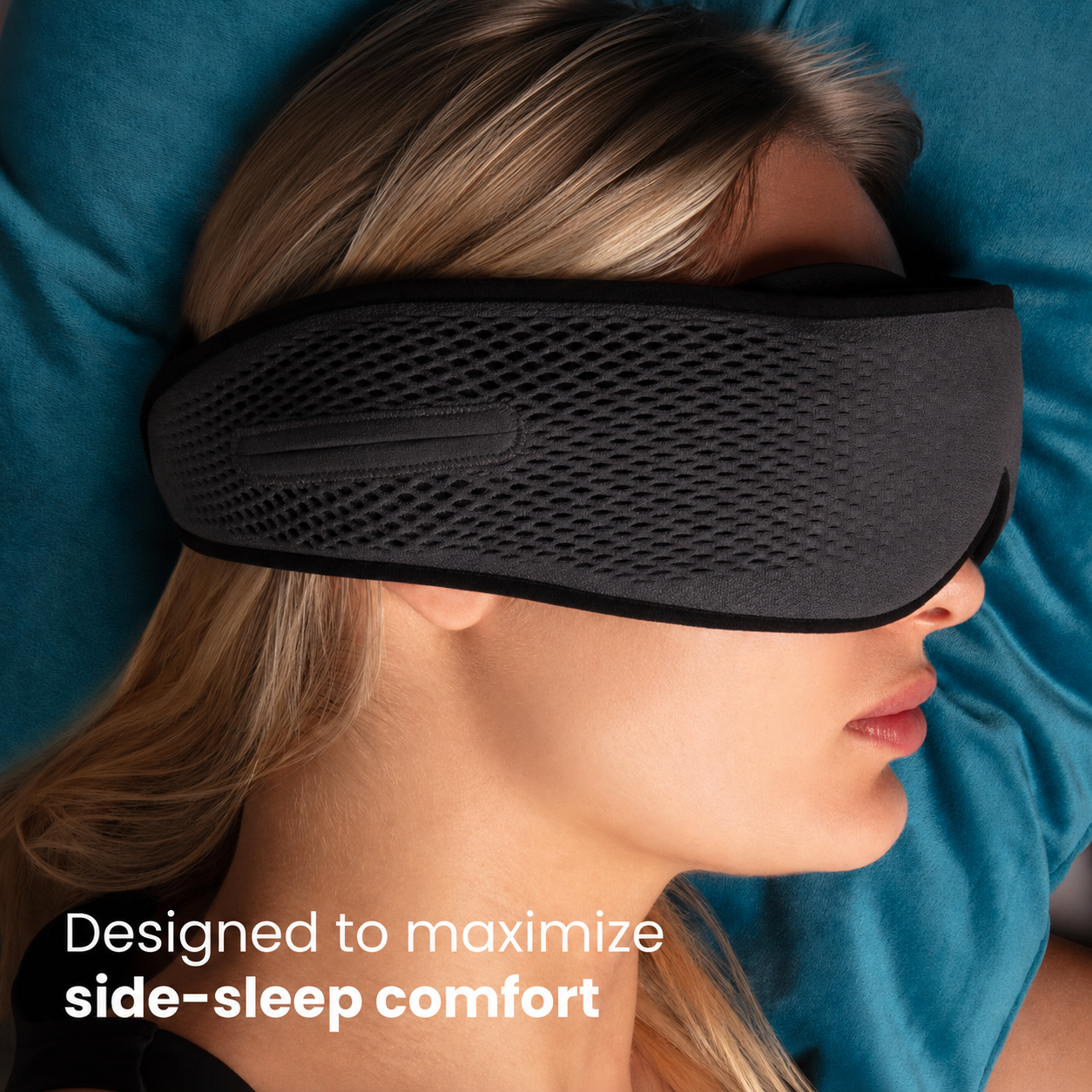 Bluetooth Sleep Headphones Eye Mask | Ultra-Thin 3D Blackout Sleep Mask with Built-In Bluetooth Speakers for Side Sleepers, Naps & Travel