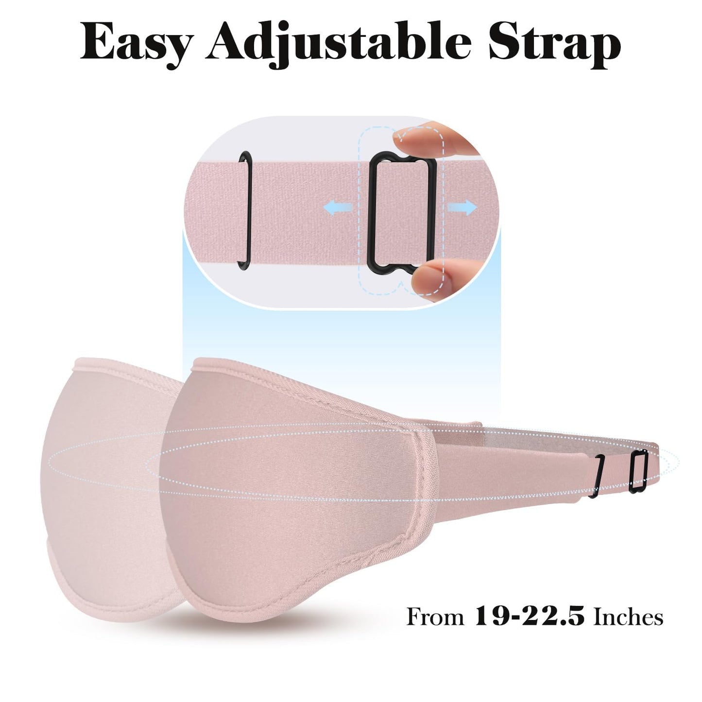 3D Blackout Sleep Mask | 100% Light Blocking, Zero Eye Pressure for Side Sleeping, Naps & Travel