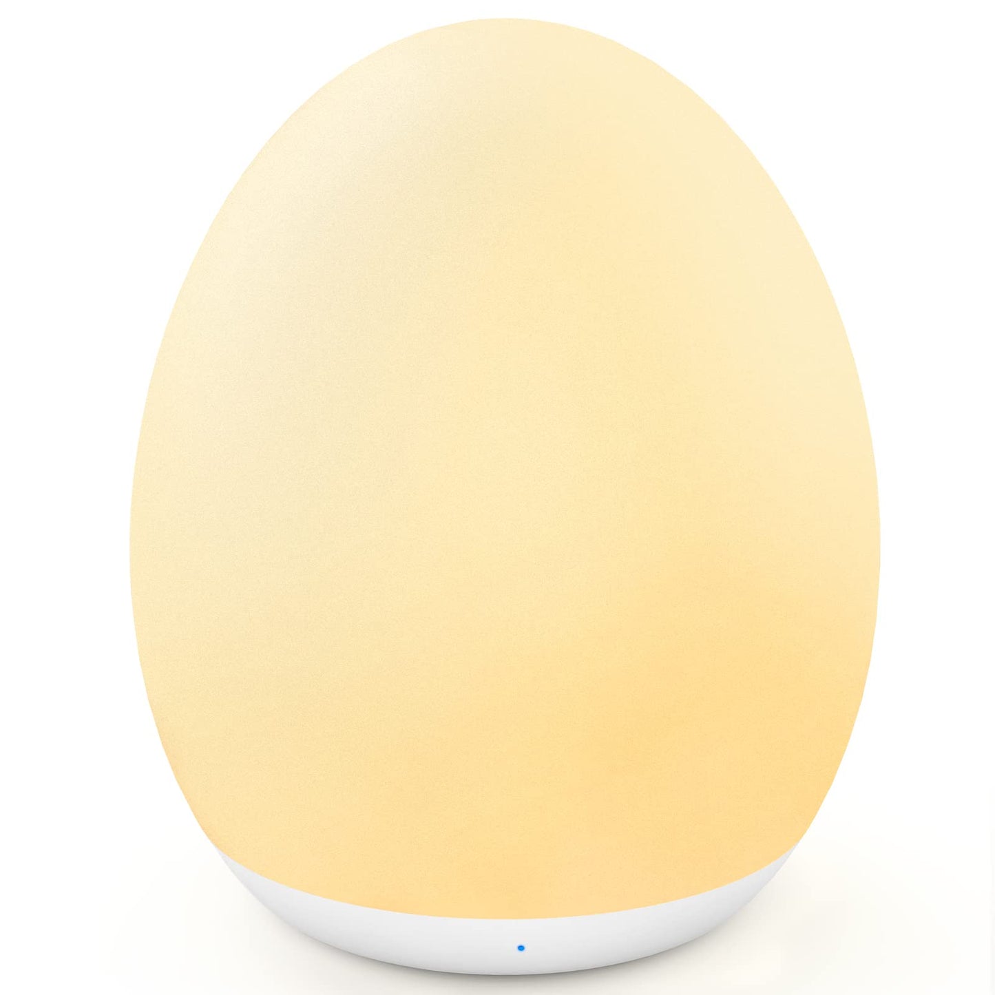 Baby Egg-Shaped Touch Night Light | 8-Color Kids’ Bedside Lamp, 2000mAh Rechargeable Night Light with 1-Hour Timer & Brightness Memory
