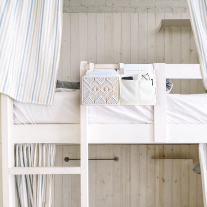 Bedside Hanging Storage Organizer | Bunk Bed Caddy, Crib Storage Bag, Multi-Pocket Hanging Organizer for Diapers and Daily Essentials